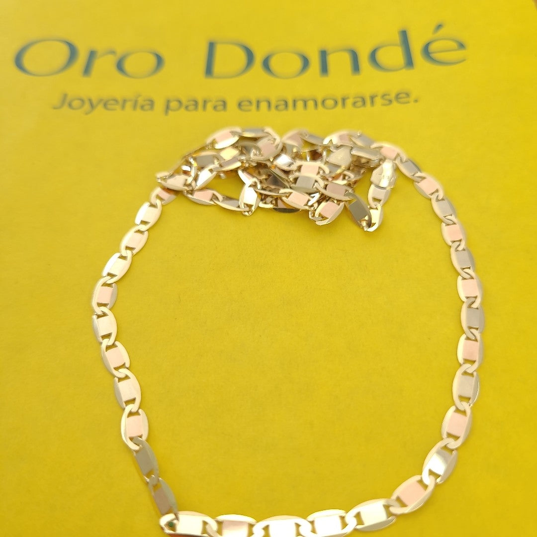 CADENAS VALENTINA/ESPEJO ORO 14K 10.7 (NUEVO)