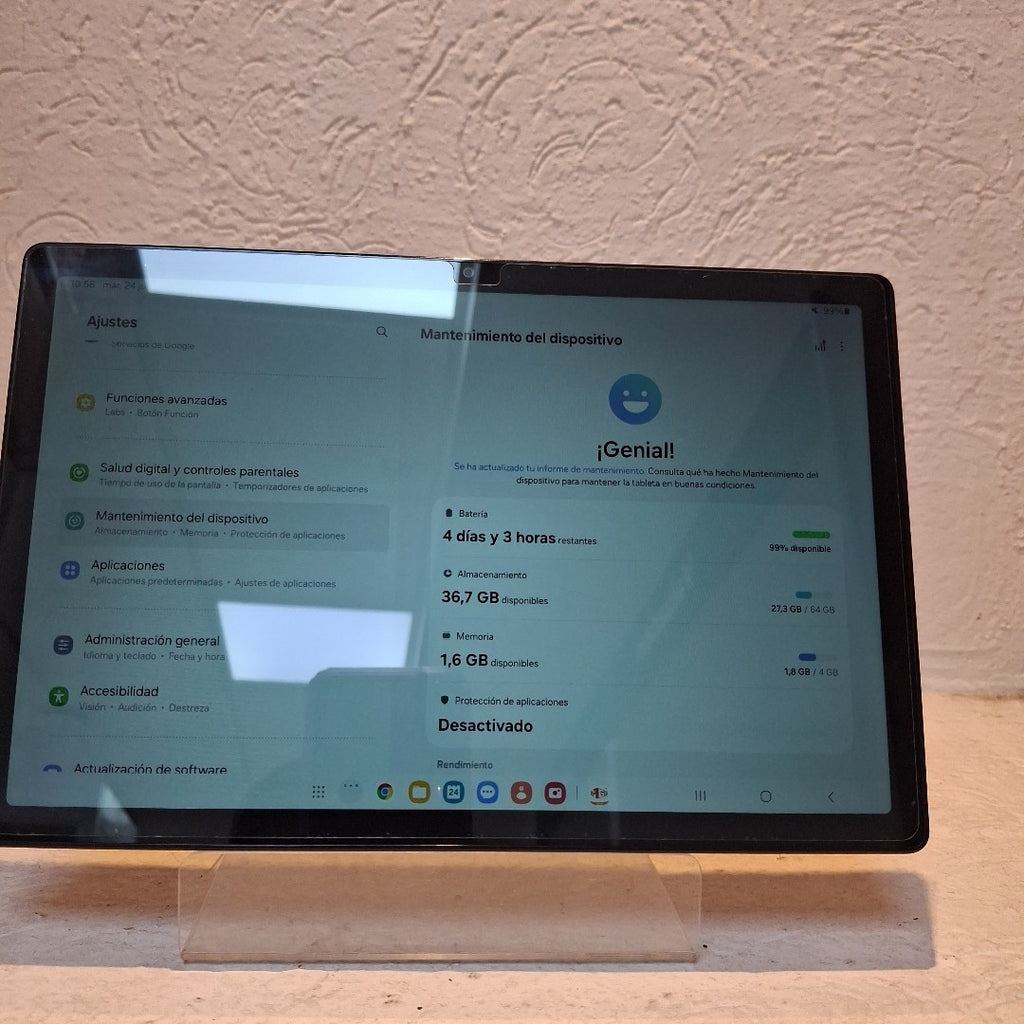TABLETA SAMSUNG GALAXY TAB A8 SM-X200 64 GB 4 GB RAM (SEMINUEVO)