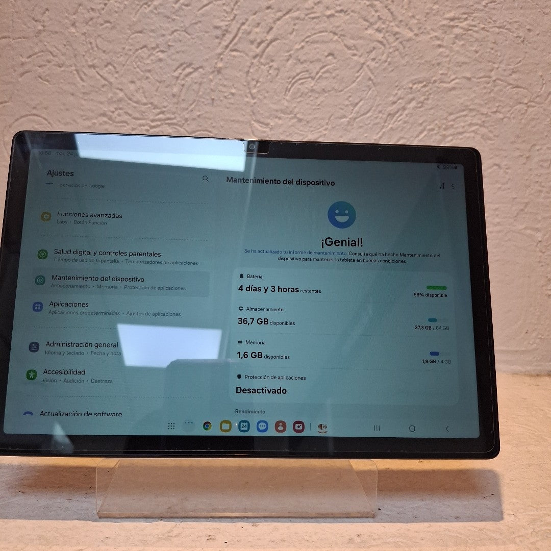 TABLETA SAMSUNG GALAXY TAB A8 SM-X200 64 GB 4 GB RAM (SEMINUEVO)
