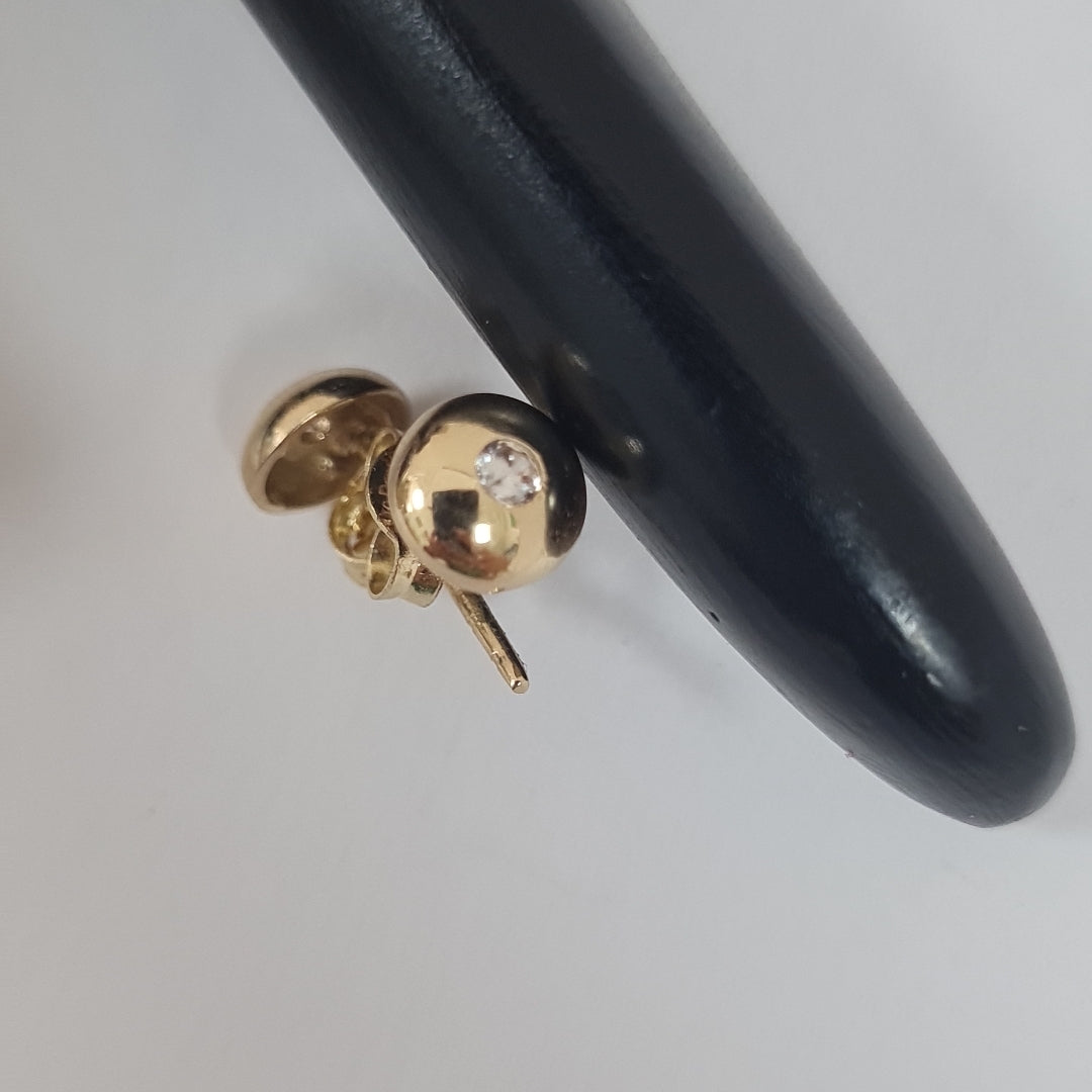 BROQUELES ORO 14K 1 (NUEVO)