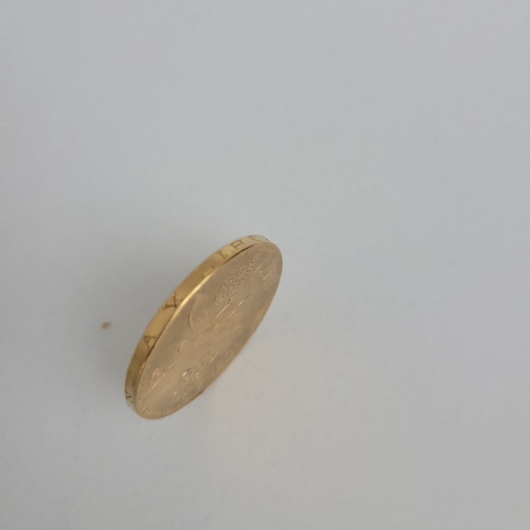 K1 41.6 GRMS - DESC.  0 GRAMOS - 21 K - AVALÚO  71884.8 * * IDENTIFICACIÓN  MONEDA NOMINATIVA. * MONEDAS PESOS  50 PESO (SEMINUEVO)