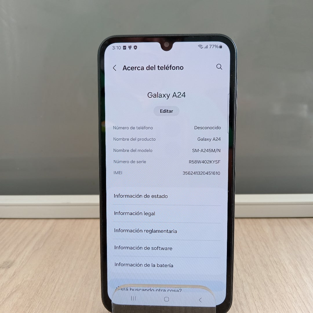 CELULAR SAMSUNG GALAXY A24 SM-A245M/N (2023) 128 GB 4 GB RAM (SEMINUEVO)