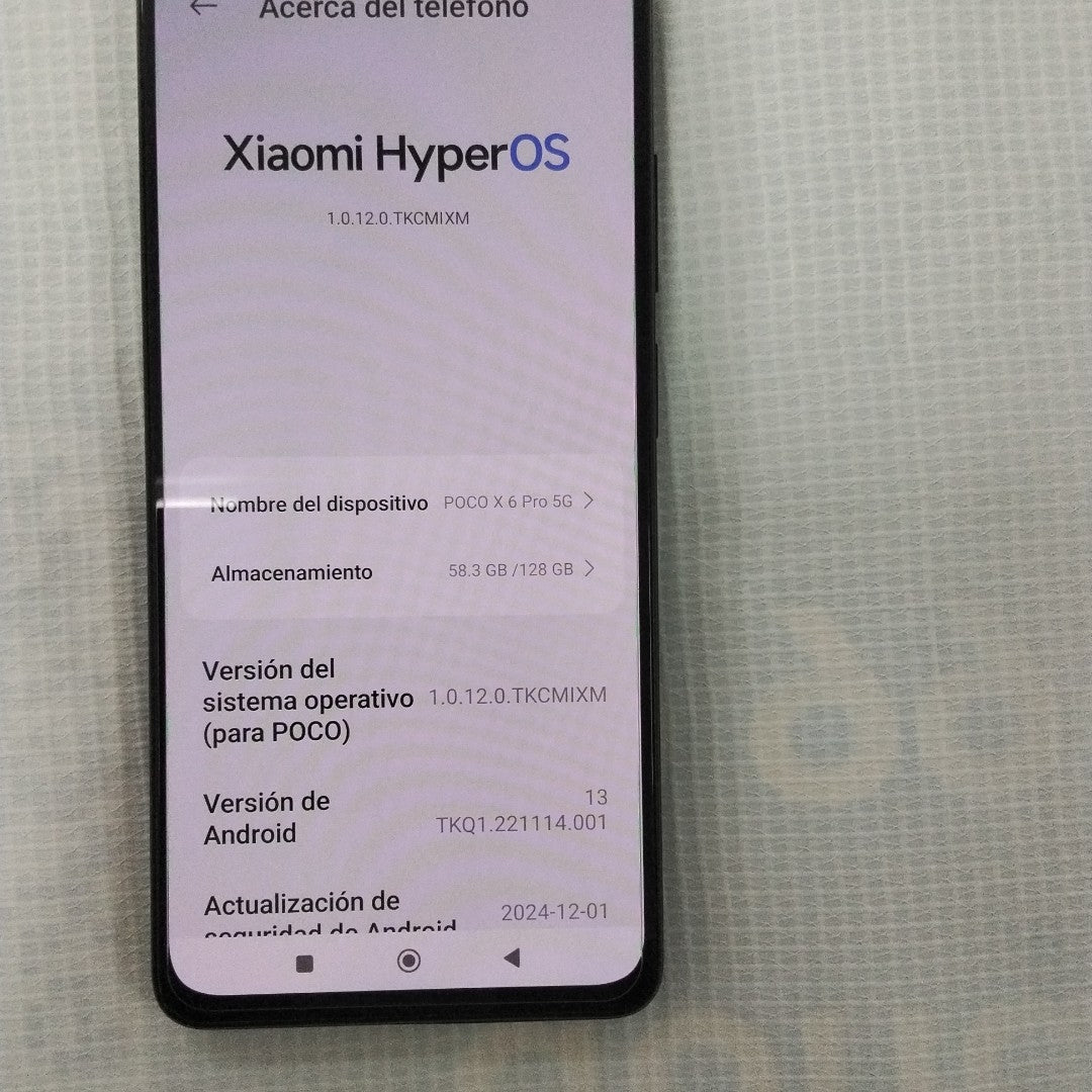 CELULAR XIAOMI POCO X4 PRO 5G 2201116PG (2022) 128 GB 6 GB RAM (SEMINUEVO)