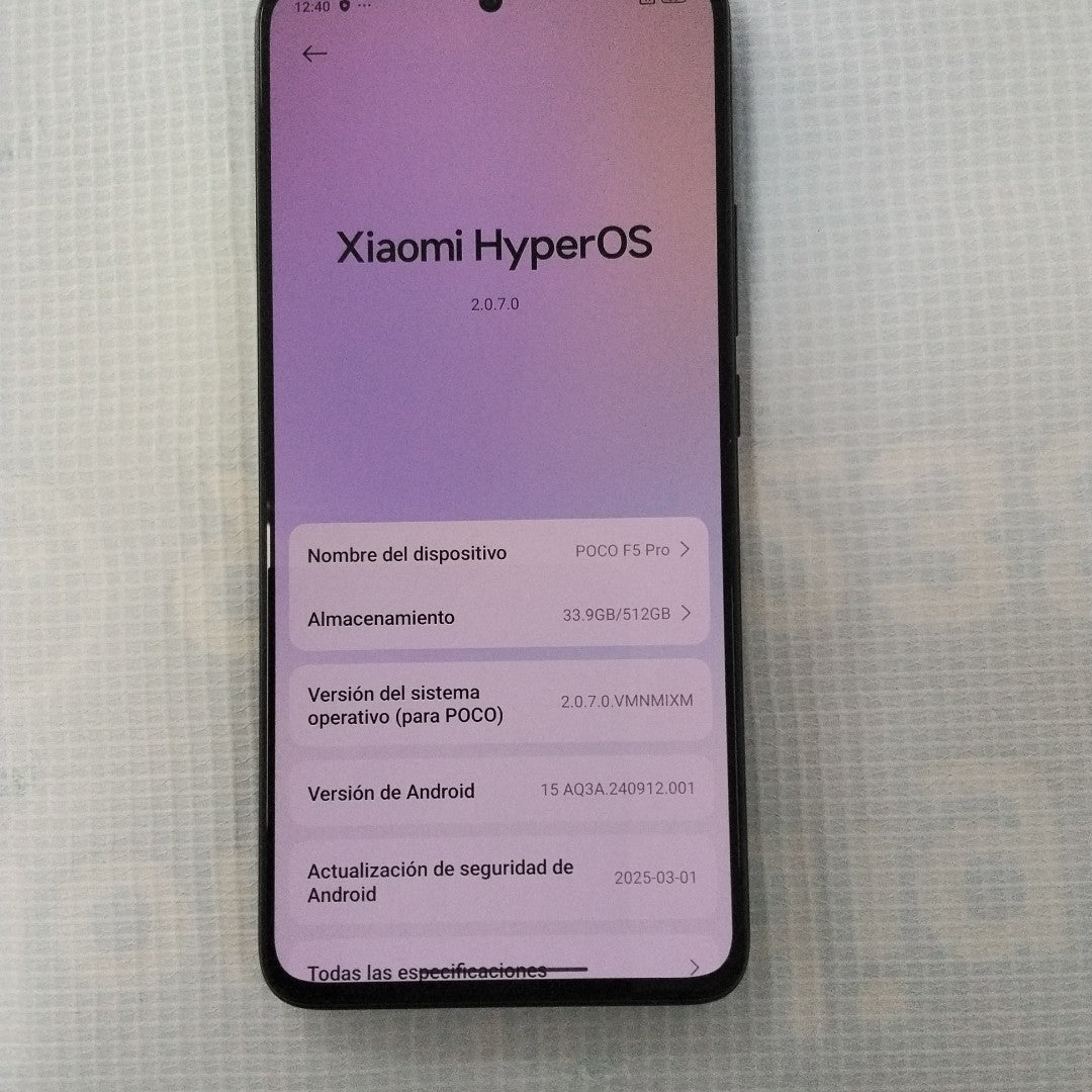 CELULAR XIAOMI POCO F5 PRO 23013PC75G (2023) 512 GB 12 GB RAM