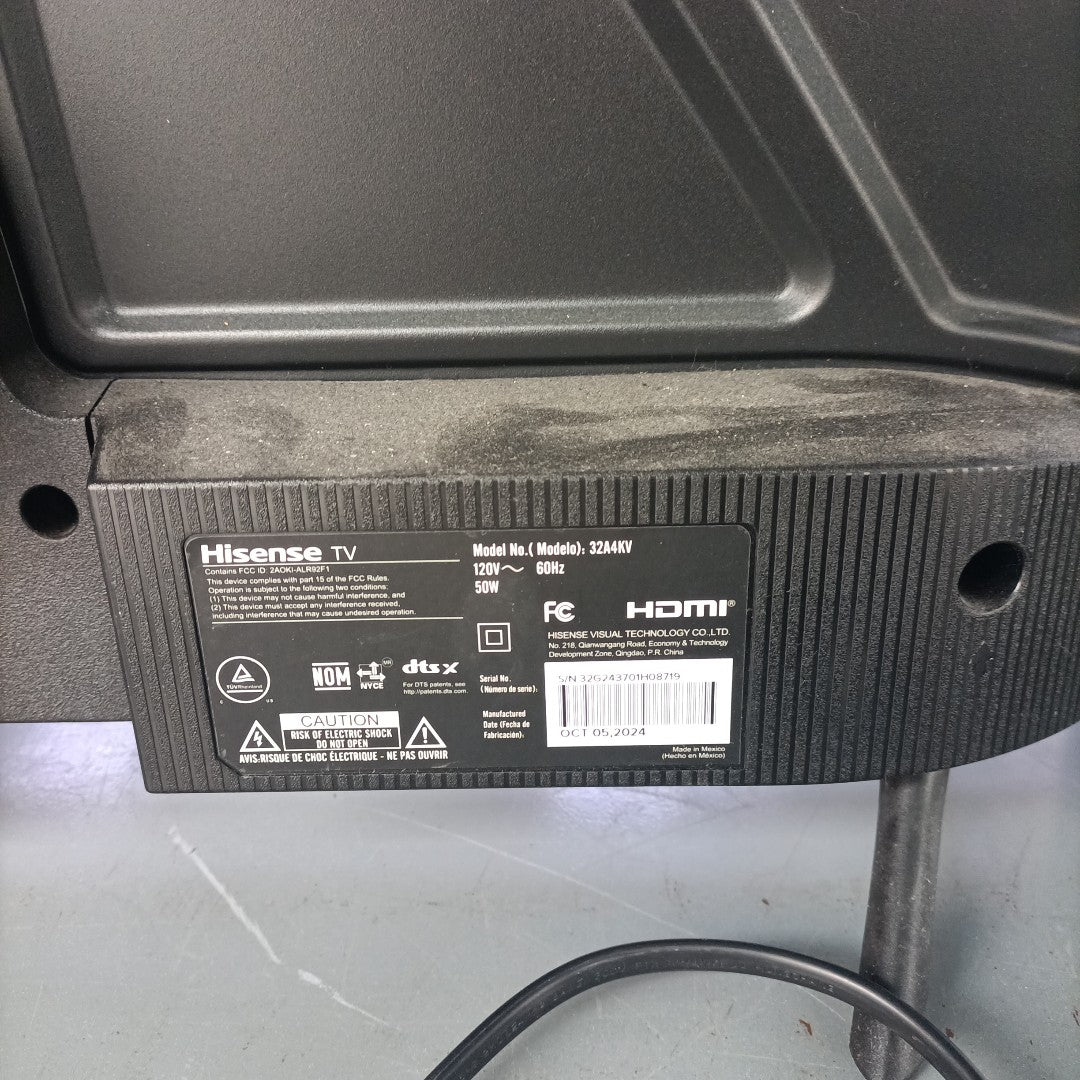PANTALLA HISENSE 32A4KV (2024) 32" LED HD (SEMINUEVO)