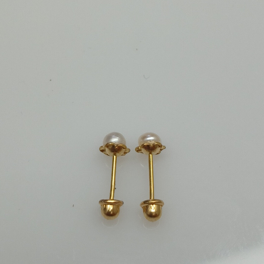 BROQUELES ORO 14K 1 (NUEVO)