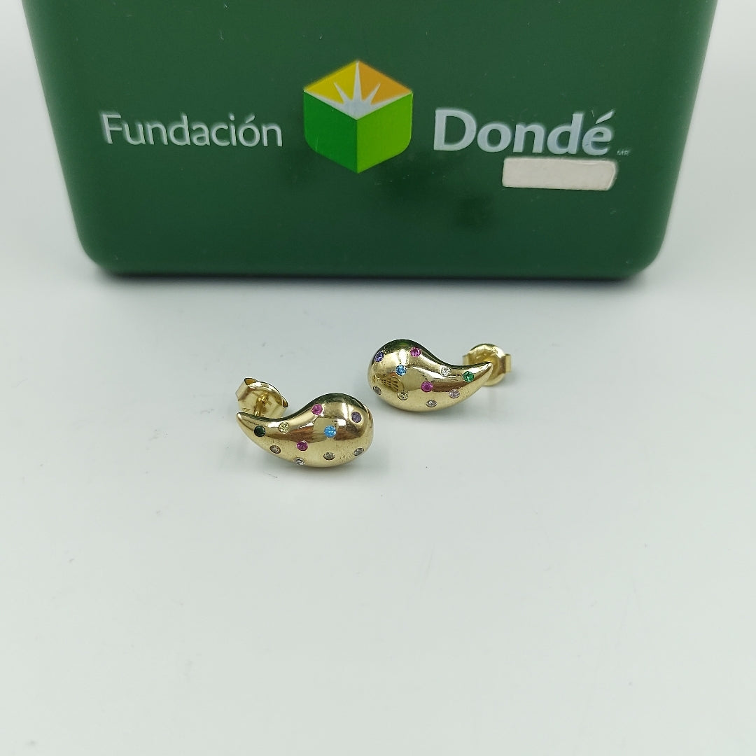 BROQUELES ORO 10K 1.8 (NUEVO)