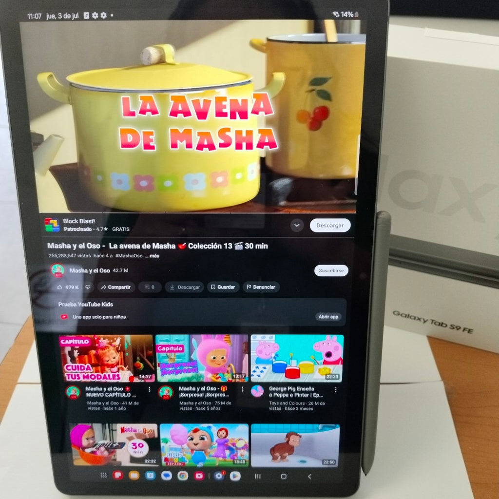 TABLETA SAMSUNG GALAXY TAB S9 FE SM-X510 (2023) 128 GB 6 GB RAM (SEMINUEVO)