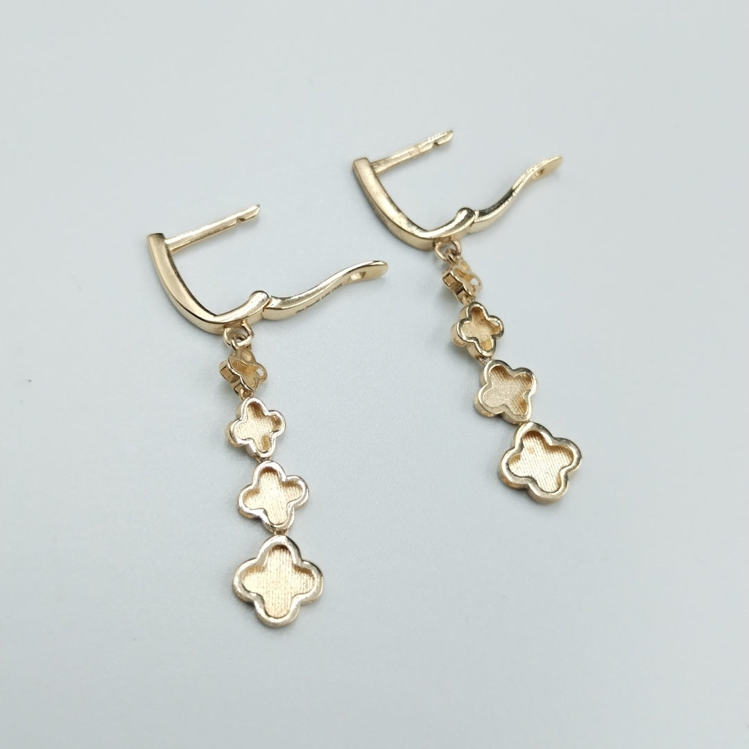 BROQUELES ORO 14K 4.1 (NUEVO)