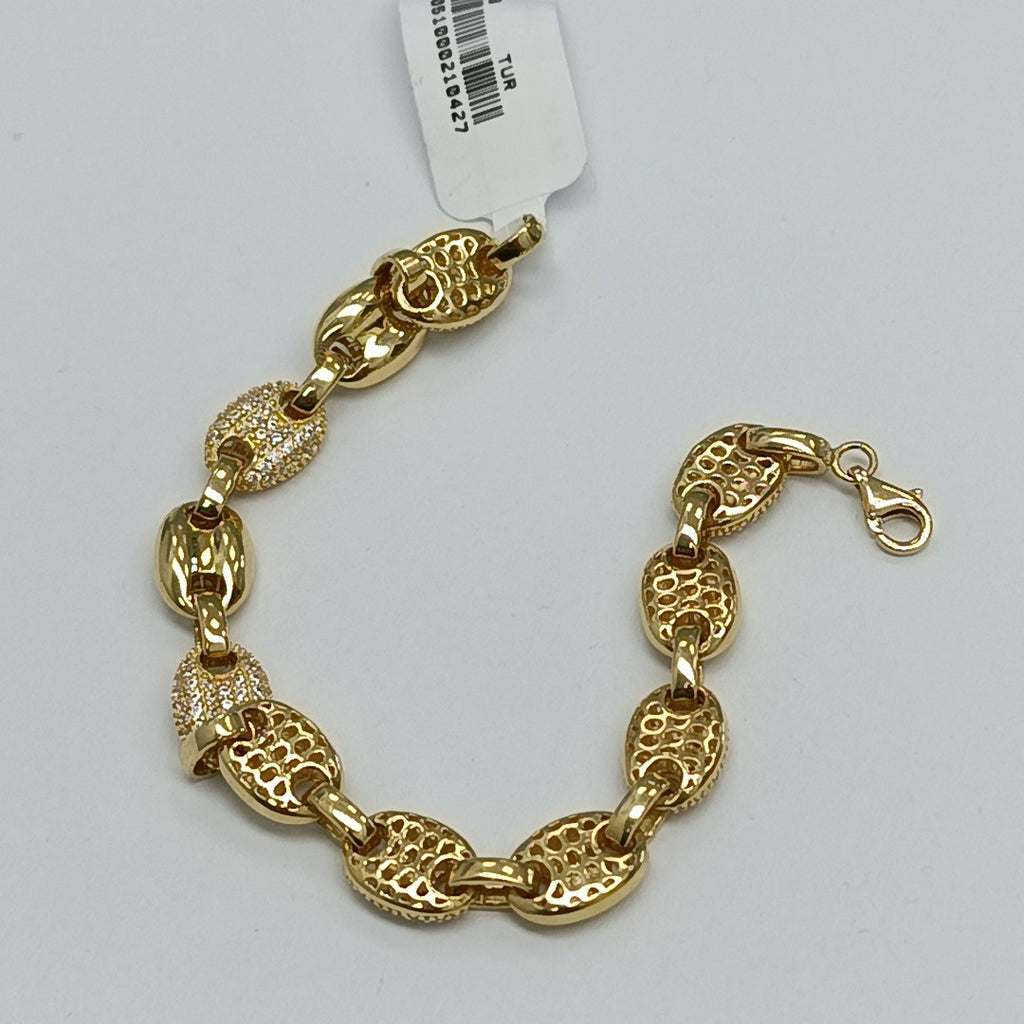 PULSERAS DAMA ORO 14K 12.7 (NUEVO)
