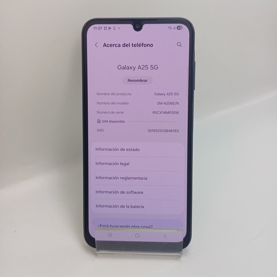 CELULAR SAMSUNG GALAXY A25 5G SM-A256E/N (2023) 128 GB 6 GB RAM (SEMINUEVO)