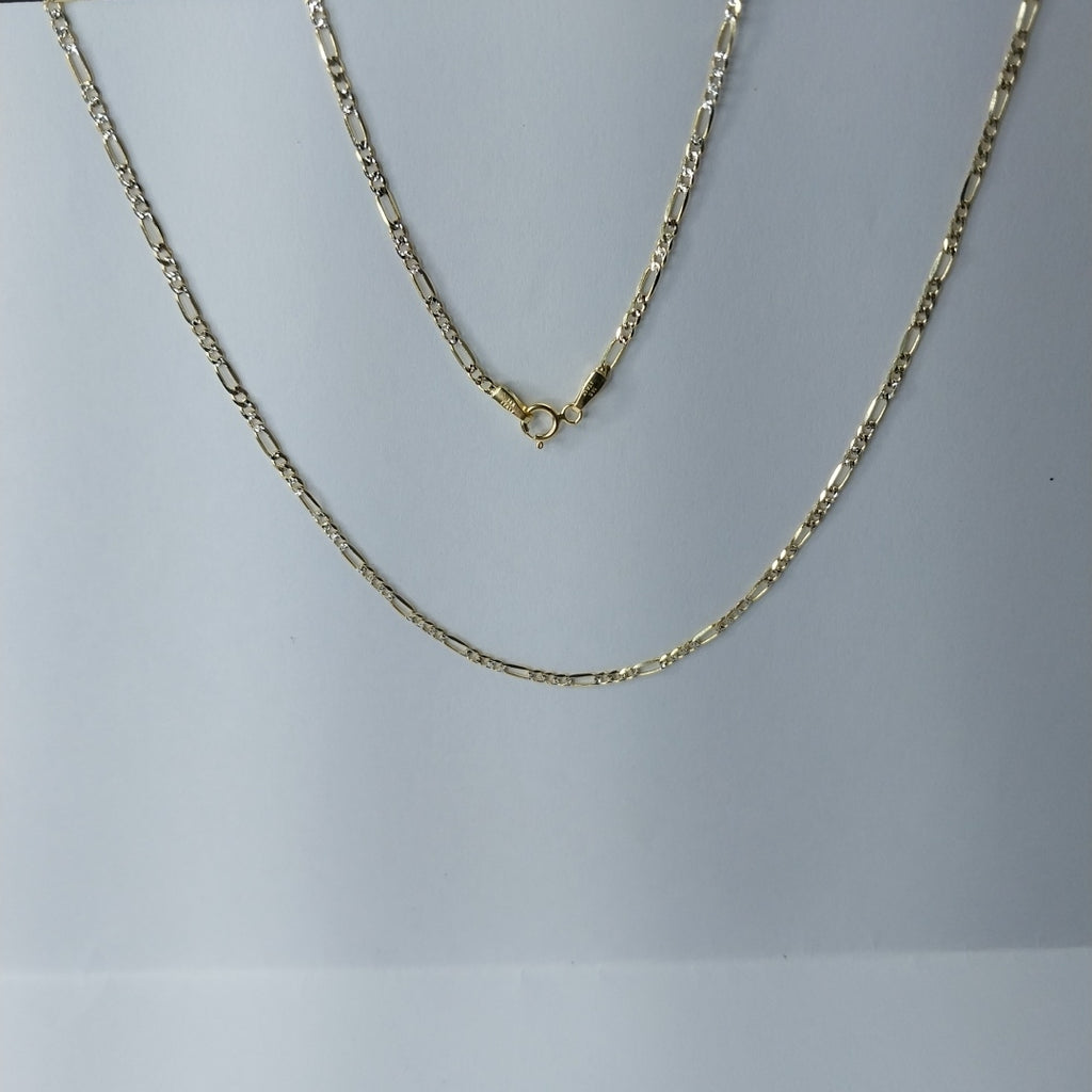 CADENAS CARTIER 3 1 DIAMANTADA ORO 14K 3.5 (NUEVO)