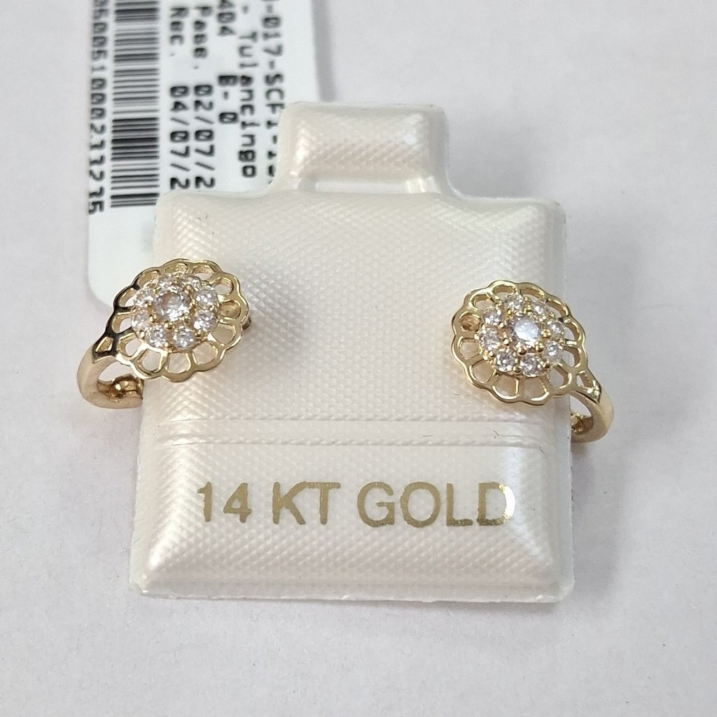 BROQUELES ORO 14K 1.1 (NUEVO)