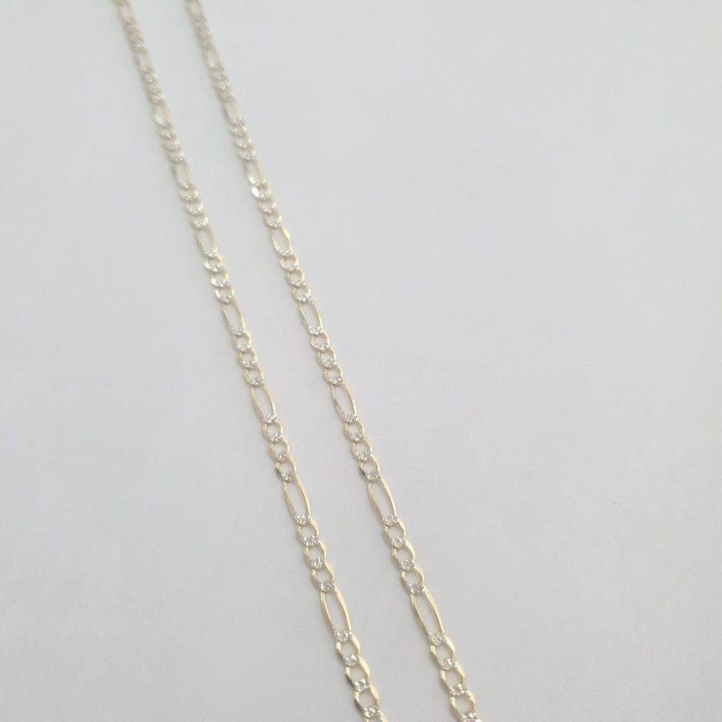 CADENAS CARTIER 3*1 DIAMANTADA ORO 14K 7.5 (NUEVO)