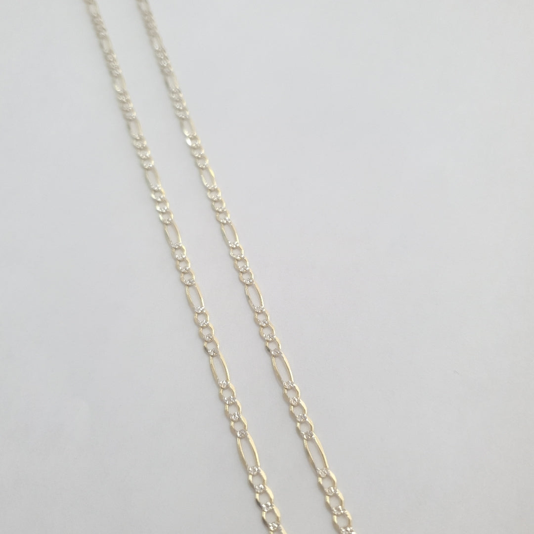 CADENAS CARTIER 3*1 DIAMANTADA ORO 14K 7.5 (NUEVO)