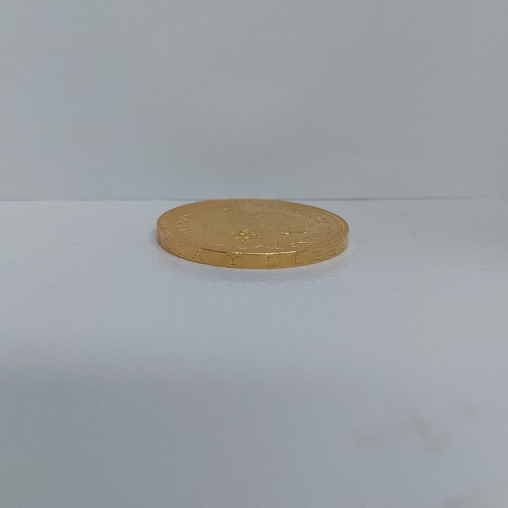 K1 41.6 GRMS - DESC.  0 GRAMOS - 21 K - AVALÚO  76377.6 * * IDENTIFICACIÓN  MONEDA NOMINATIVA. * MONEDAS PESOS  50 PESO (SEMINUEVO)