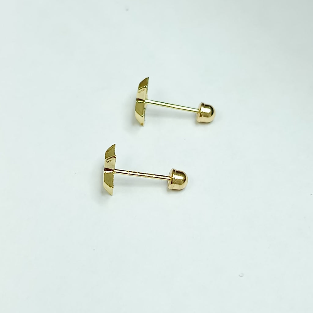 BROQUELES ORO 14K 1 (NUEVO)