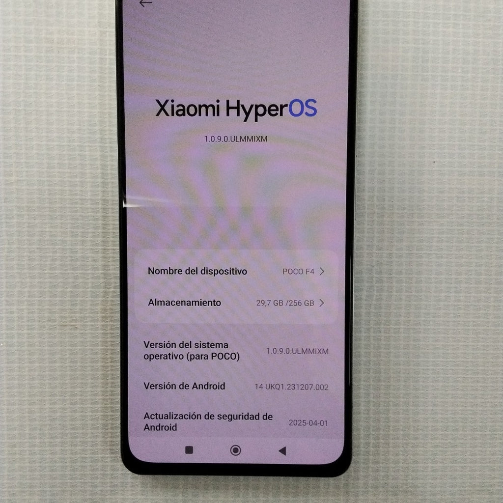CELULAR XIAOMI POCO F4 22021211RG 256 GB 8 GB RAM (SEMINUEVO)