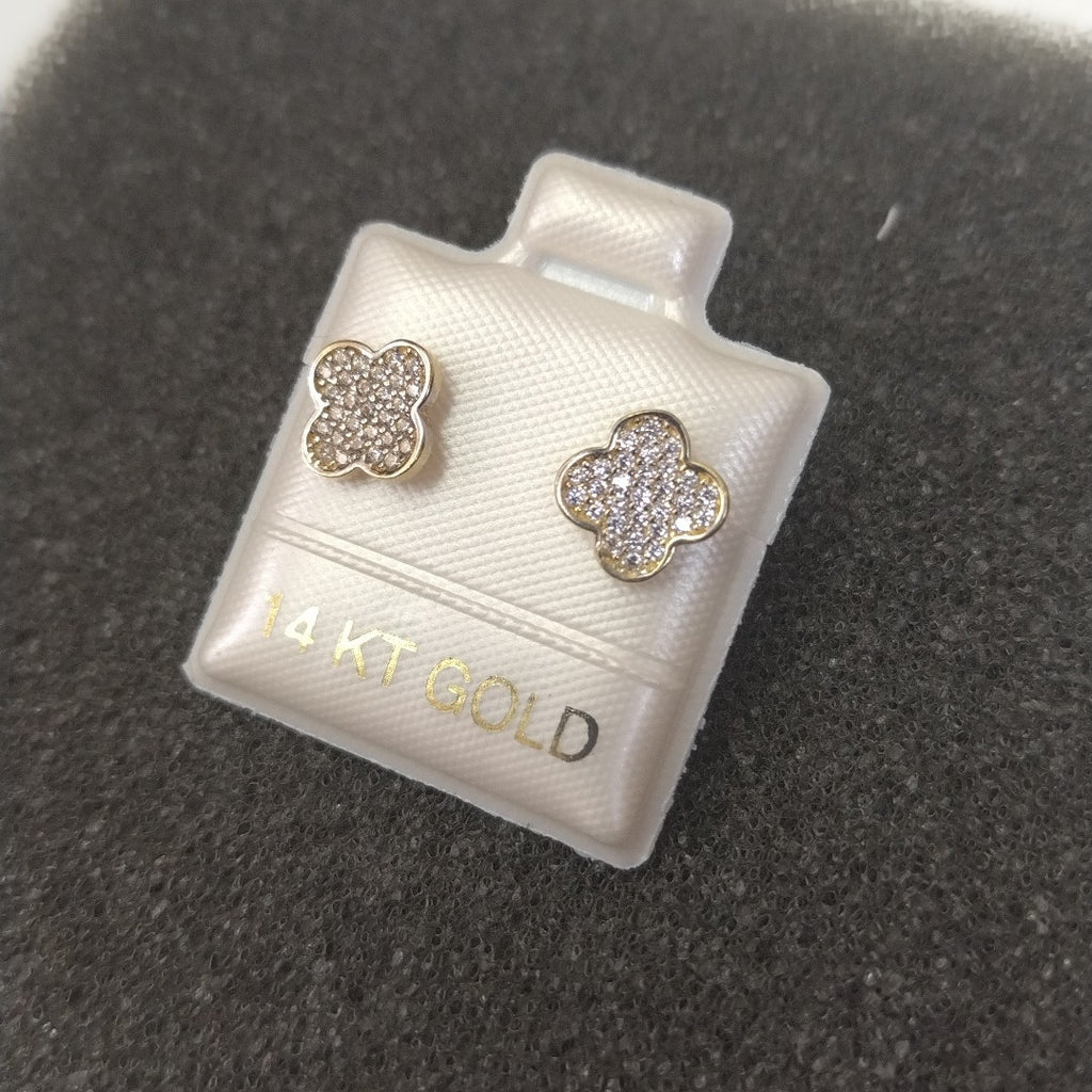 BROQUELES ORO 14K 1 (NUEVO)