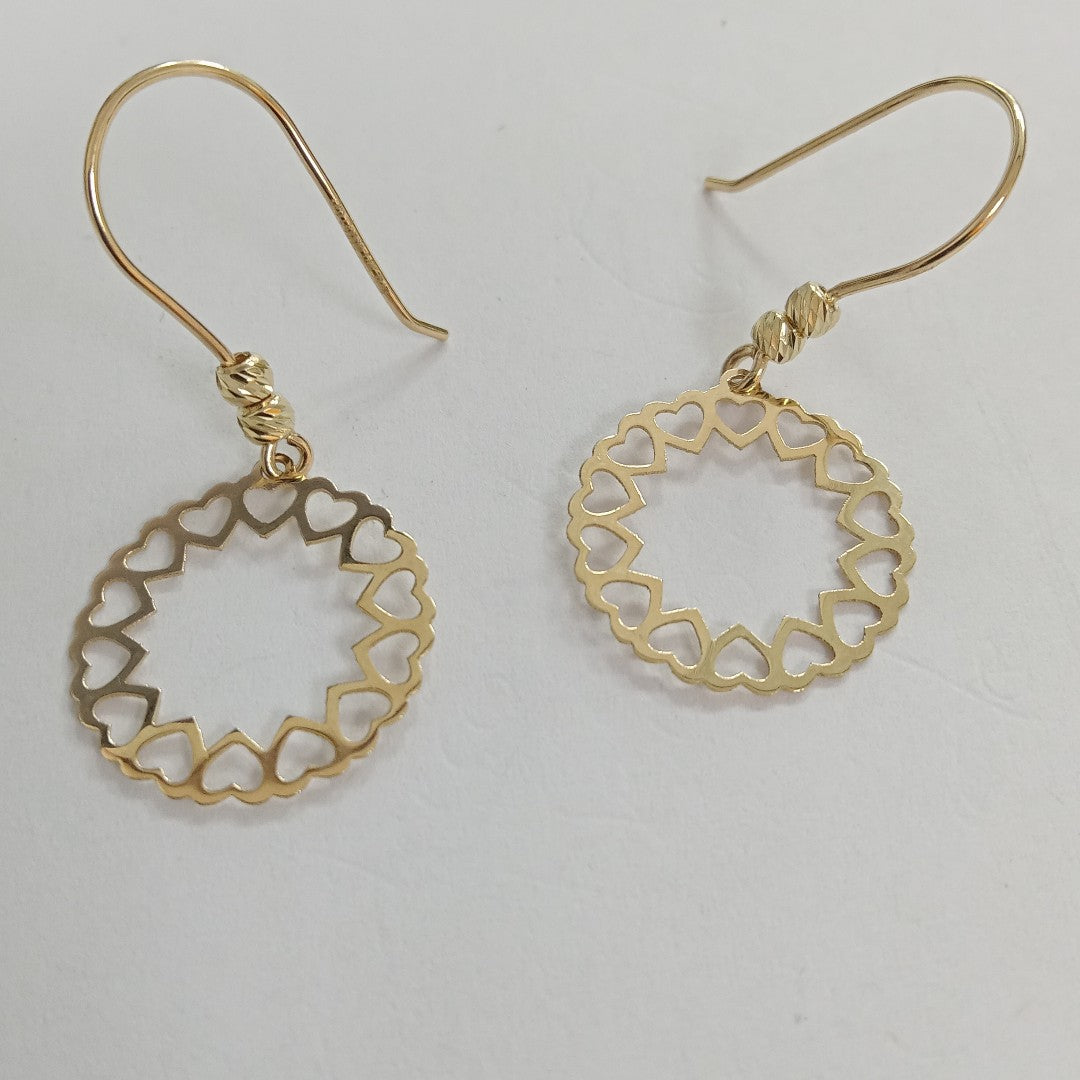 BROQUELES ORO 14K 1 (NUEVO)