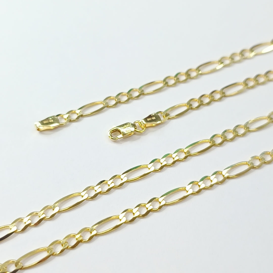 CADENAS CARTIER 3 1 AMARILLA ORO 10K 6.2 (NUEVO)