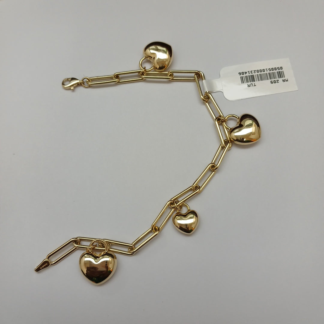 PULSERAS DAMA ORO 14K 6.5 (NUEVO)