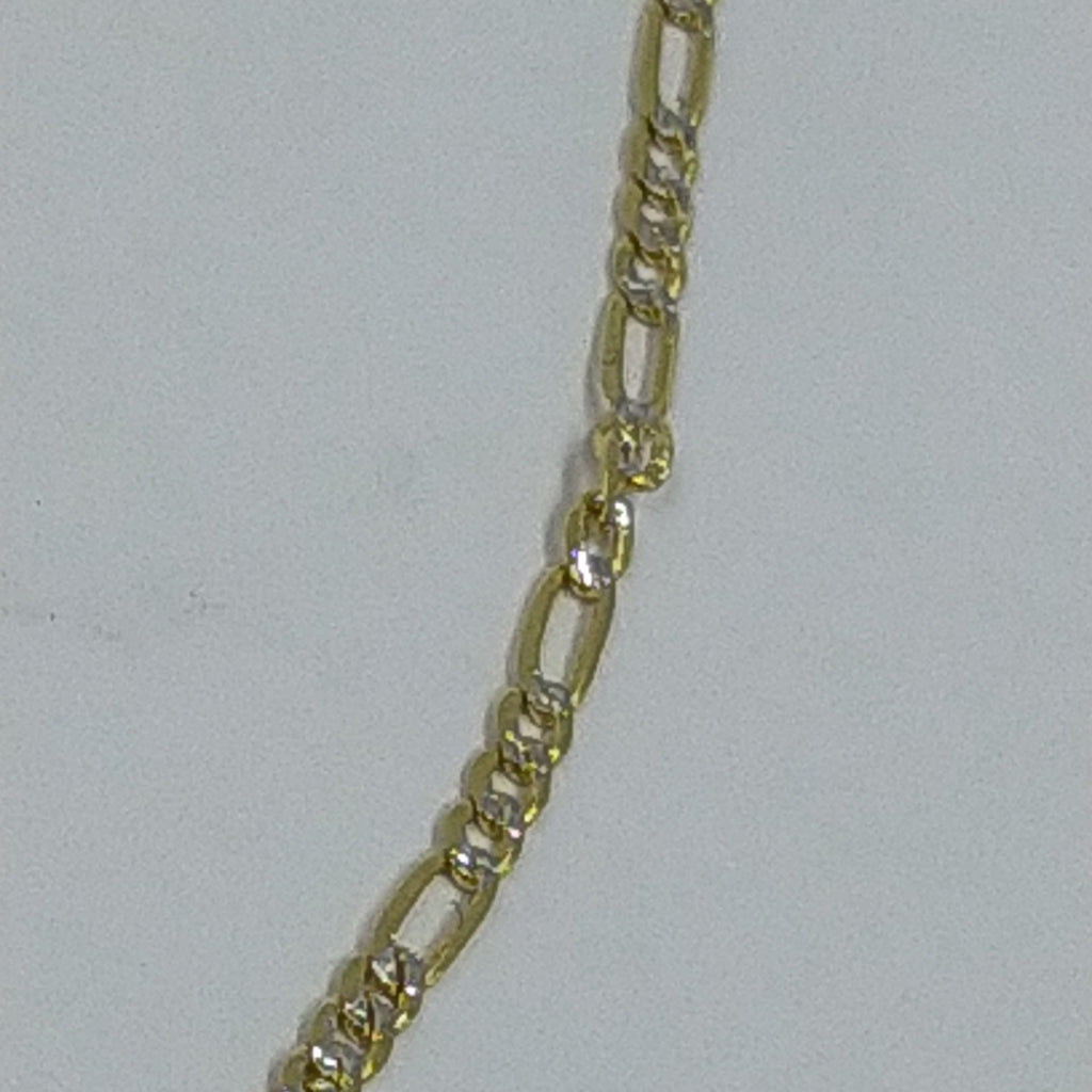 CADENAS CARTIER 3 1 DIAMANTADA ORO 14K 3.3 (NUEVO)