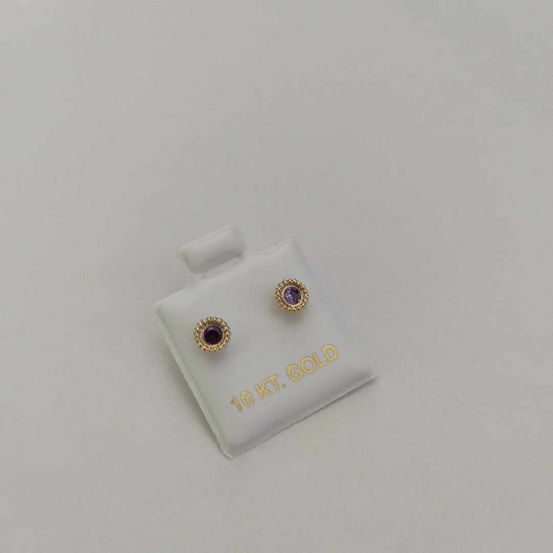 BROQUELES ORO 10K 1 (NUEVO)