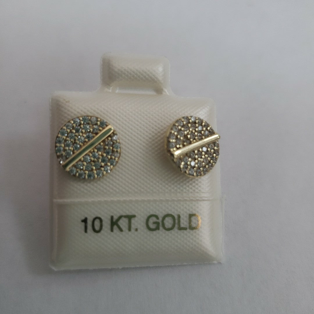 BROQUELES ORO 10K 1.5 (NUEVO)