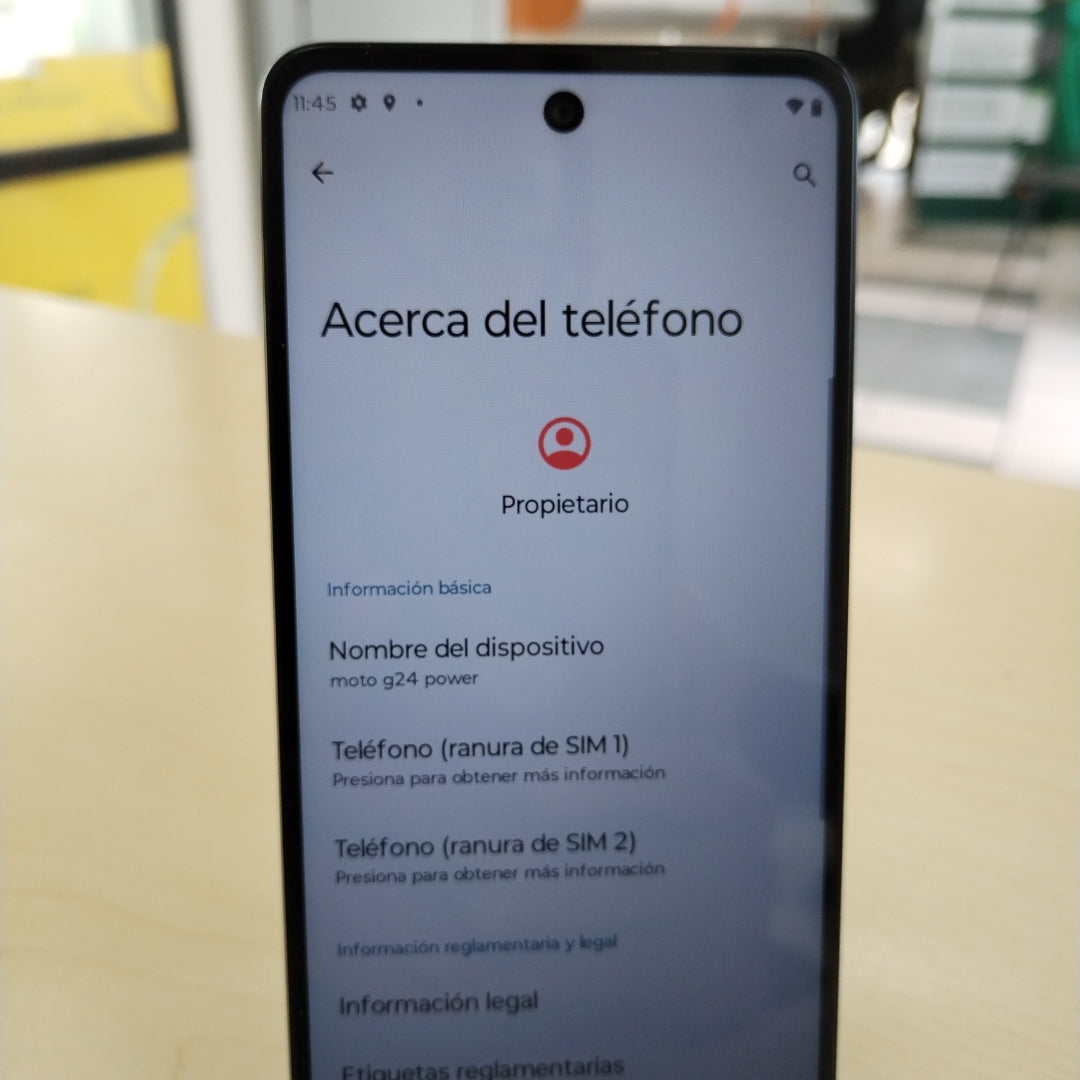 CELULAR MOTOROLA MOTO G24 POWER XT2425-1 (2024) 256 GB 8 GB RAM (SEMINUEVO)