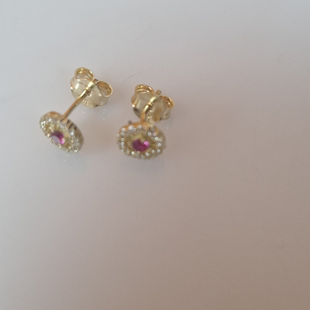 BROQUELES ORO 10K 1 (NUEVO)