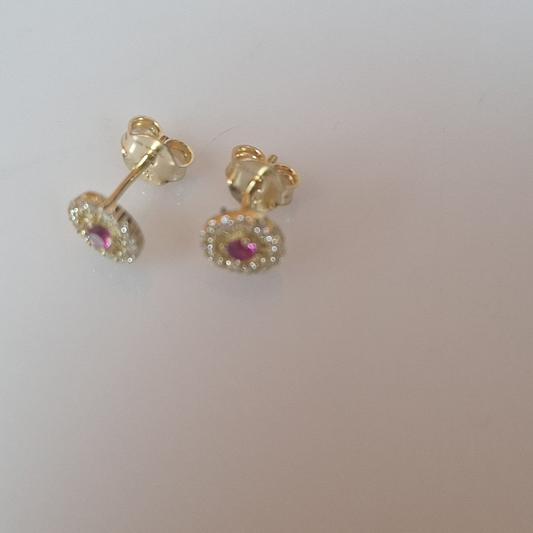 BROQUELES ORO 10K 1 (NUEVO)