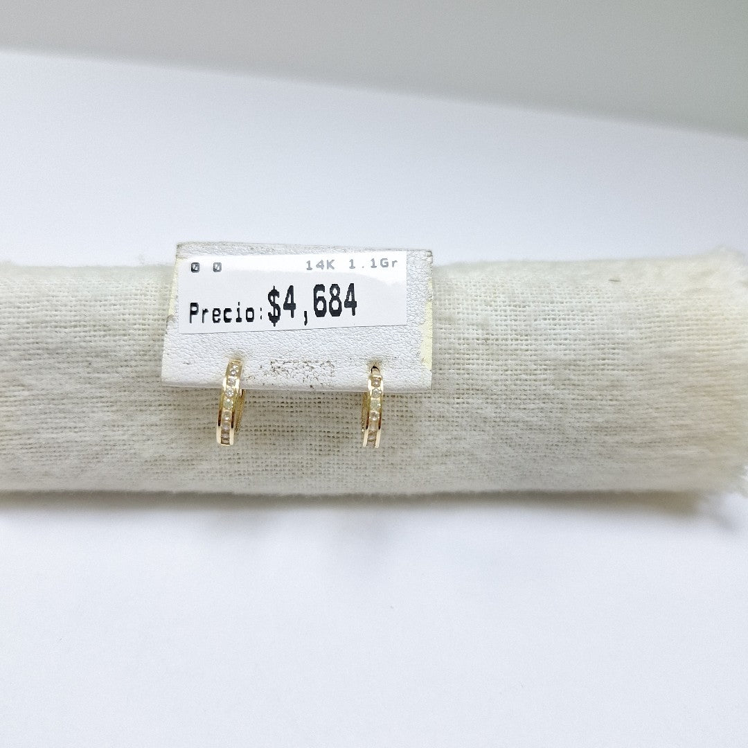 HUGGIES ORO 14K 1.1 (NUEVO)