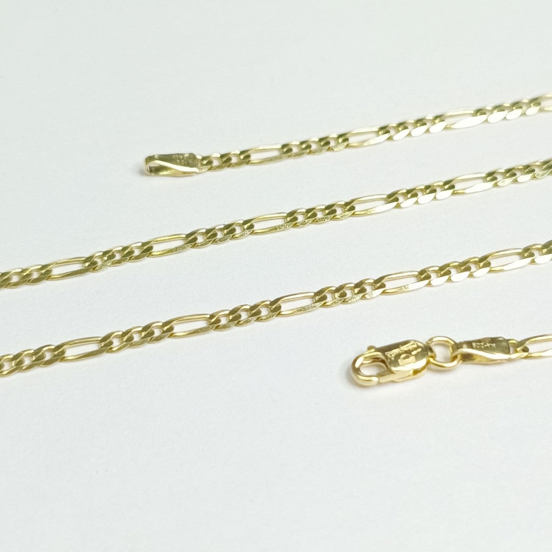 CADENAS CARTIER 3 1 AMARILLA ORO 10K 4.5 (NUEVO)