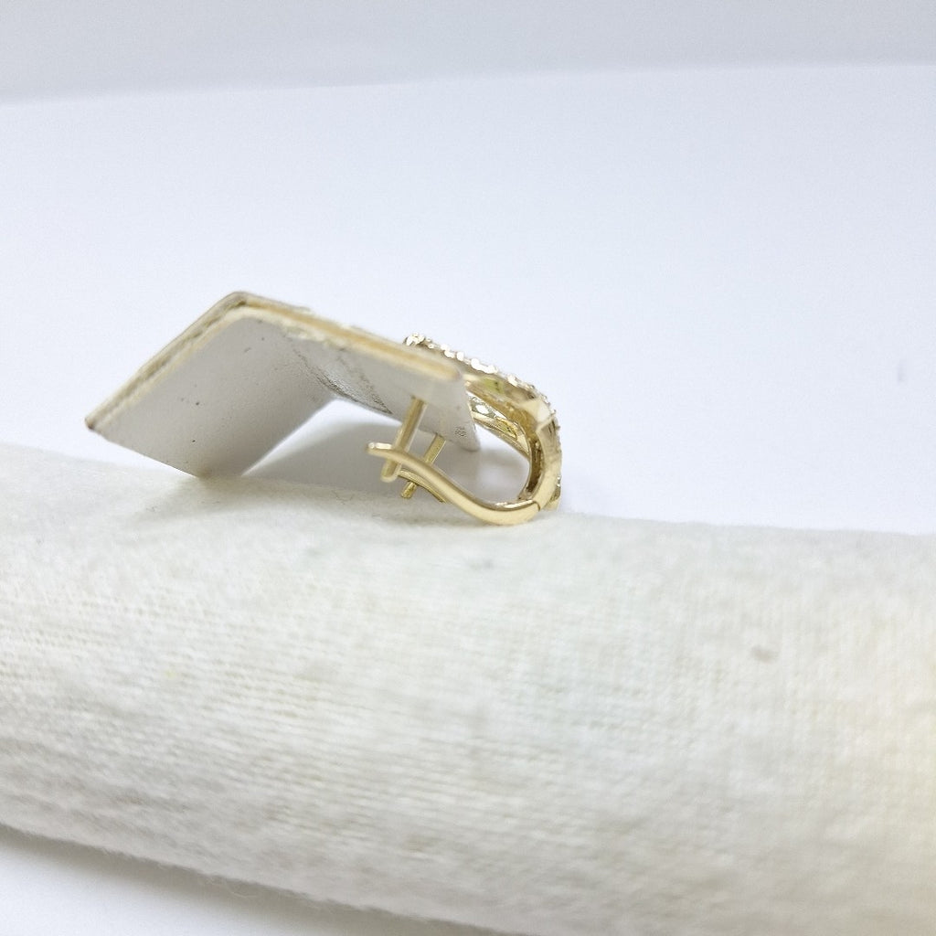 BROQUELES ORO 14K 3.2 (NUEVO)