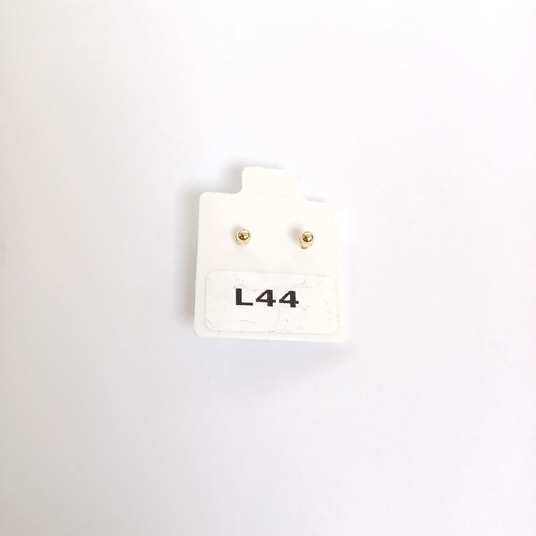 BROQUELES ORO 14K 1 (NUEVO)