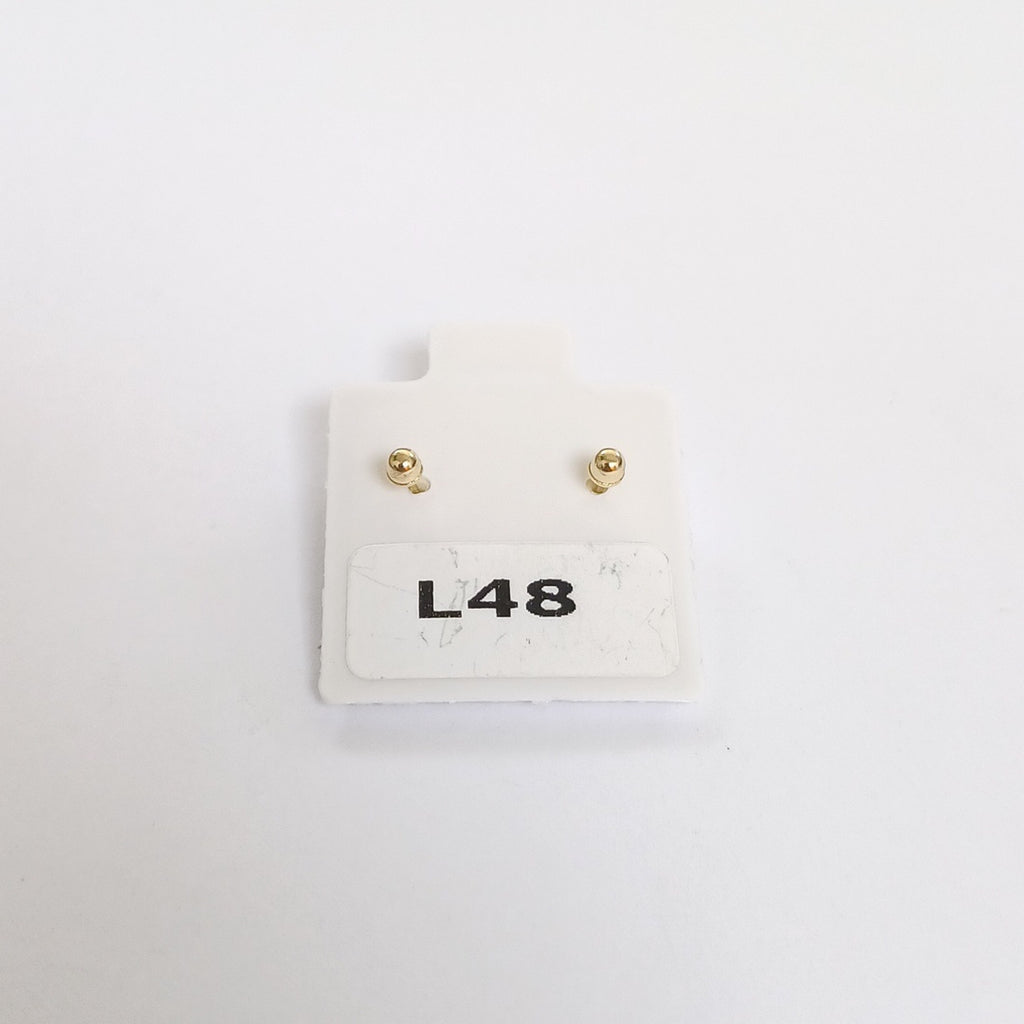 BROQUELES ORO 14K 1 (NUEVO)
