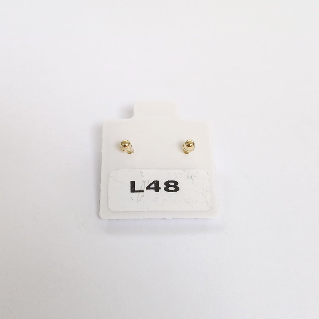 BROQUELES ORO 14K 1 (NUEVO)