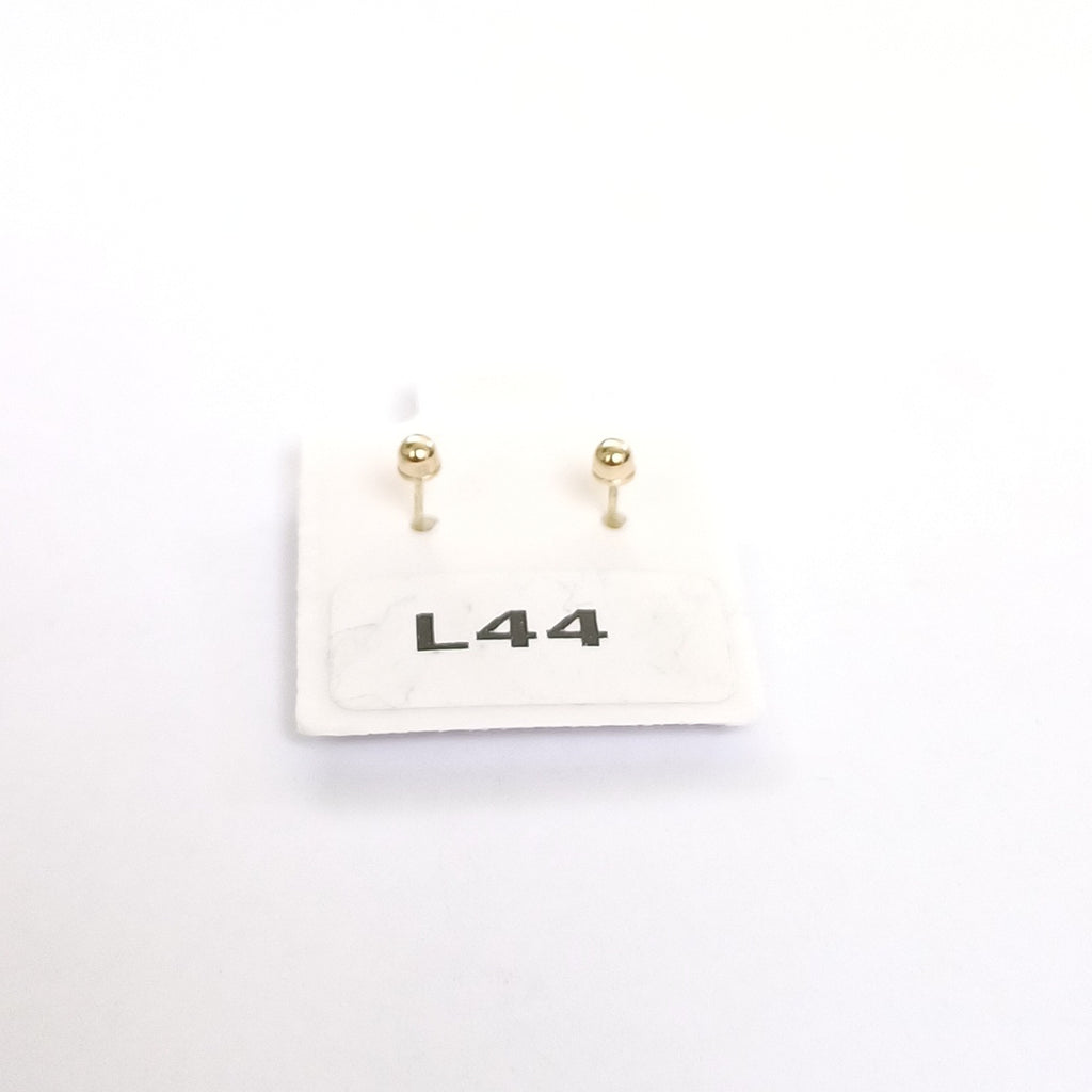 BROQUELES ORO 14K 1 (NUEVO)