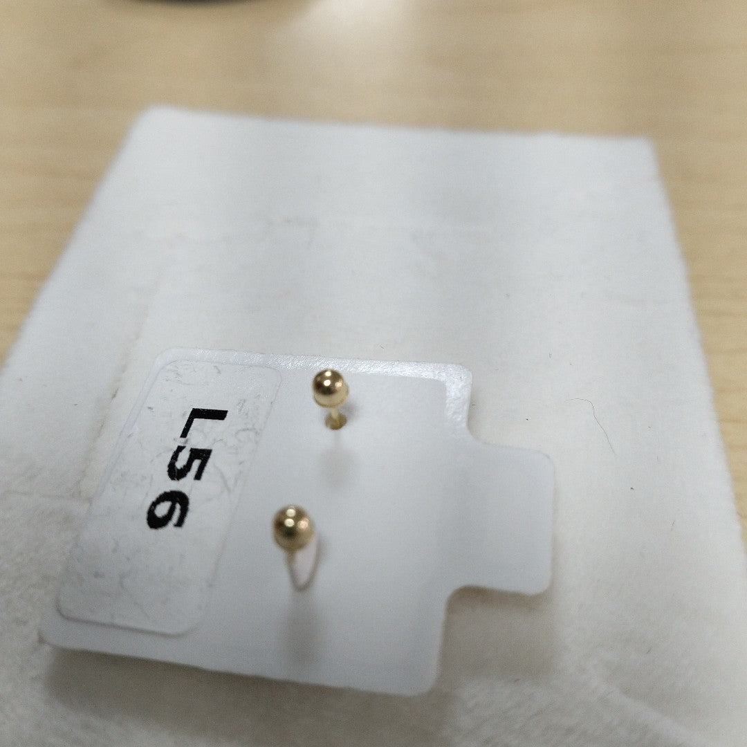 BROQUELES ORO 14K 1 (NUEVO)