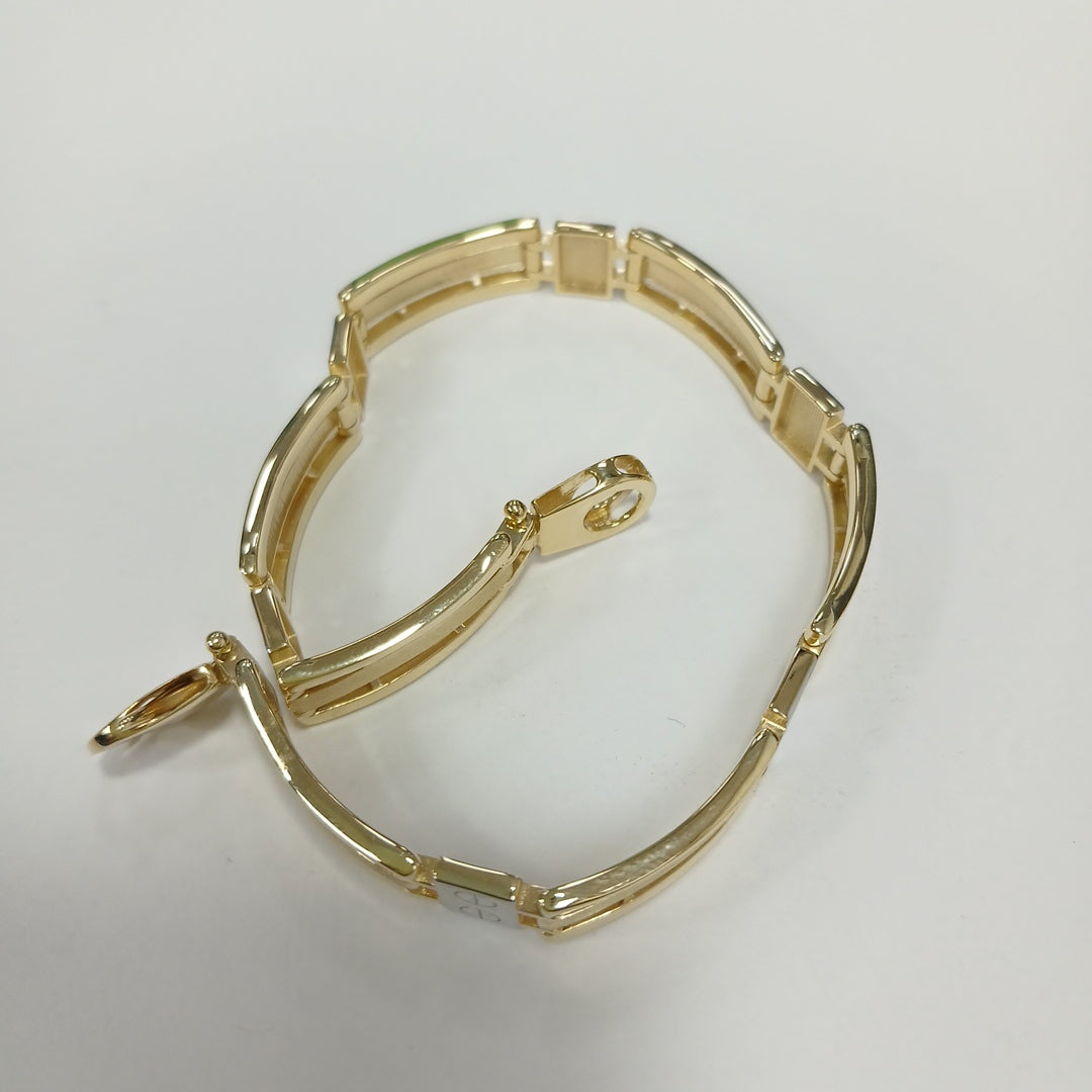 PULSERAS CABALLERO ORO 10K 10.8 (NUEVO)