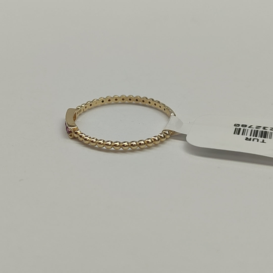 ANILLOS DAMA ORO 14K 0.8 (NUEVO)