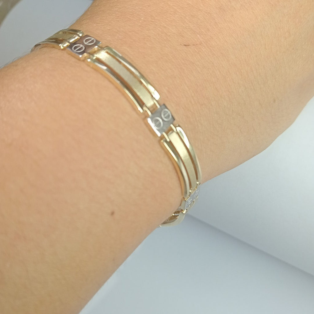 PULSERAS CABALLERO ORO 10K 10.8 (NUEVO)