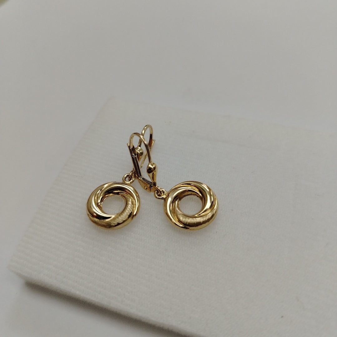 BROQUELES ORO 14K 2.6 (NUEVO)