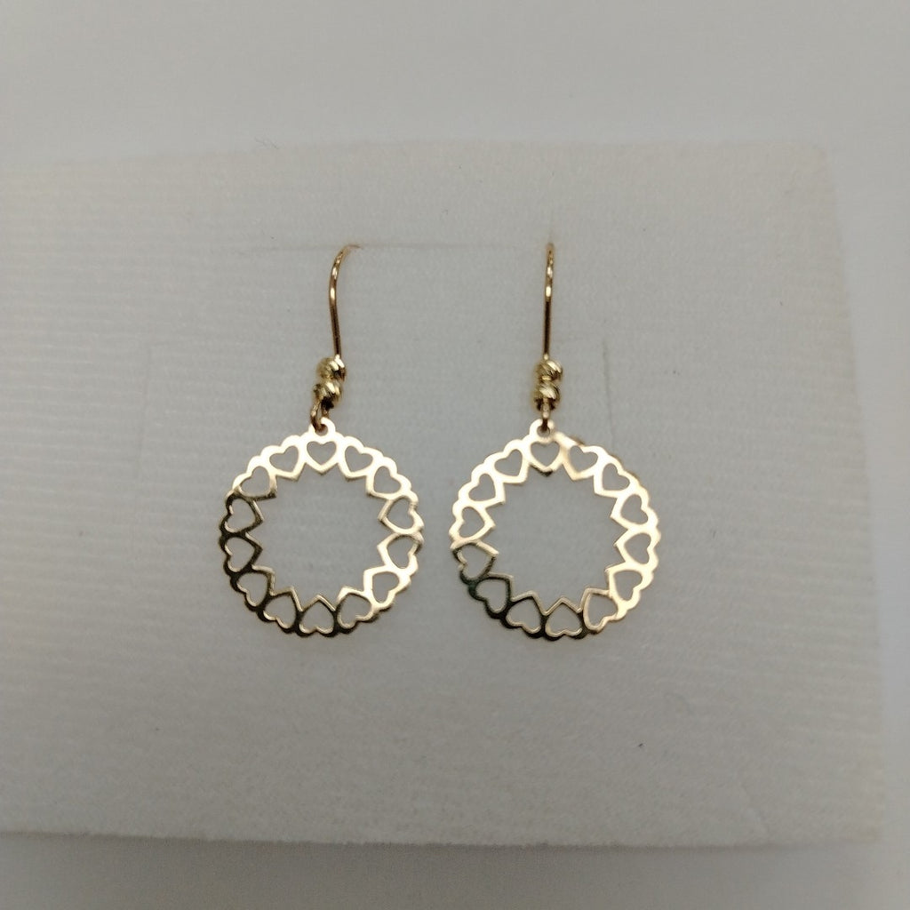 BROQUELES ORO 14K 1 (NUEVO)