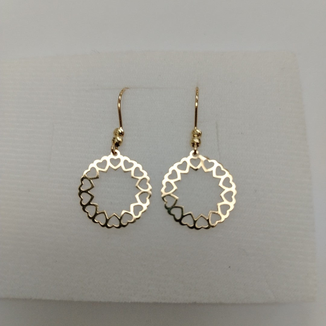 BROQUELES ORO 14K 1 (NUEVO)