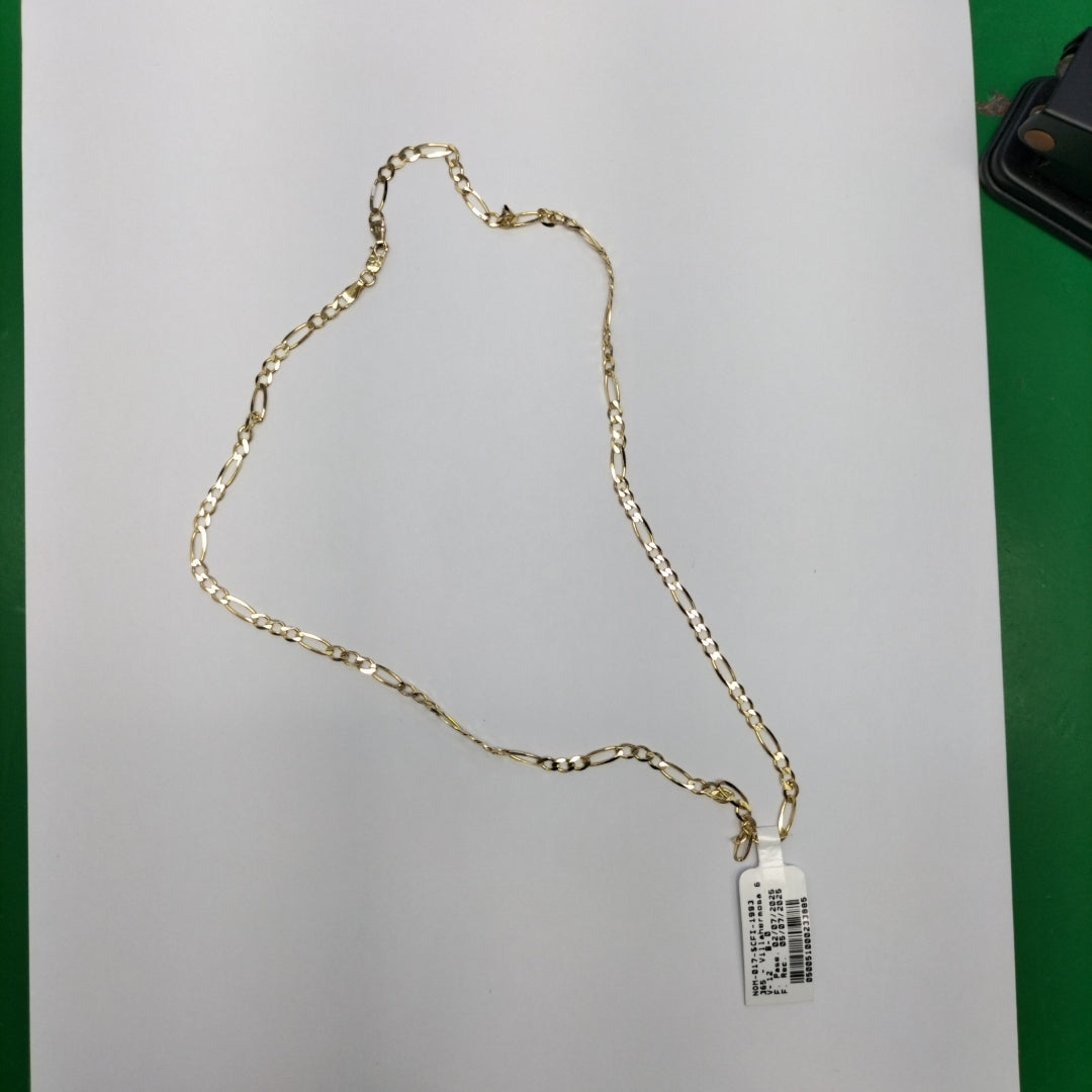 CADENAS CARTIER 3*1 AMARILLA ORO 14K 6.8 (NUEVO)