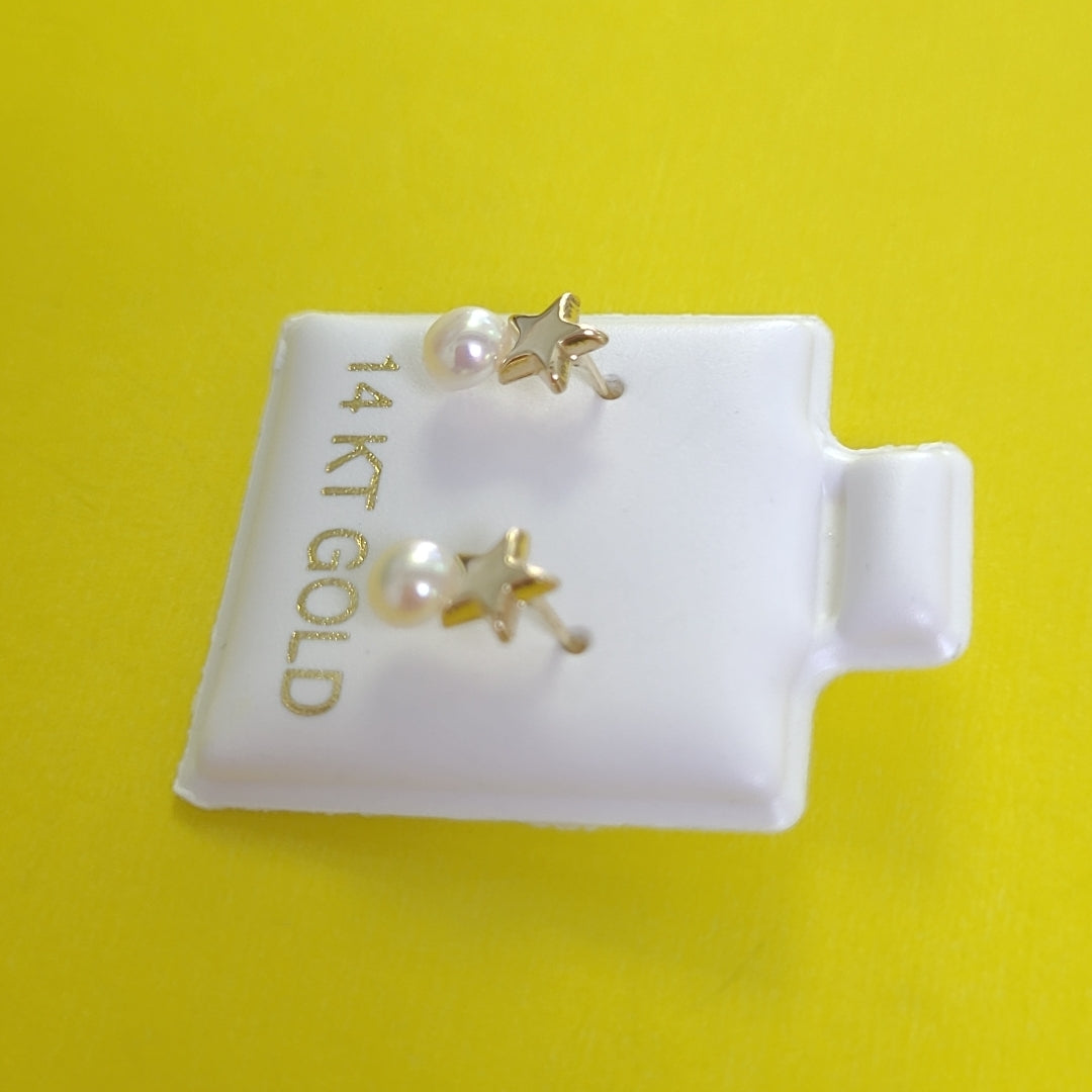 BROQUELES ORO 14K 1 (NUEVO)