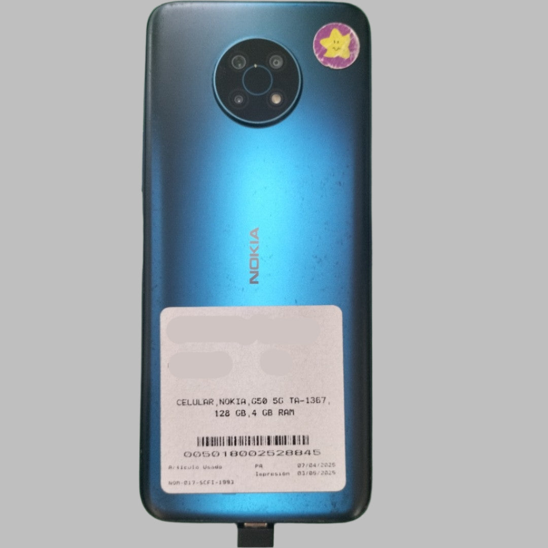 CELULAR NOKIA G50 5G TA-1367 128 GB 4 GB RAM (SEMINUEVO)