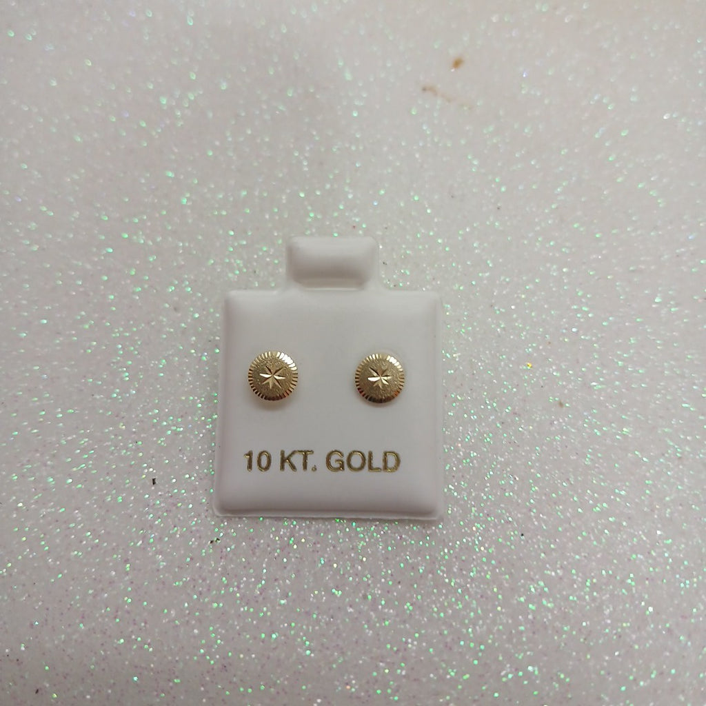 BROQUELES ORO 10K 1 (NUEVO)